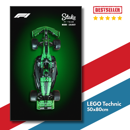 Display Frame F1 Stake Kick Sauber F1 Team 50x80cm