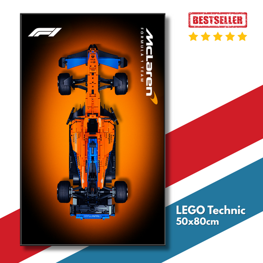 Display Frame F1 McLaren Formula 1 Team 50x80cm