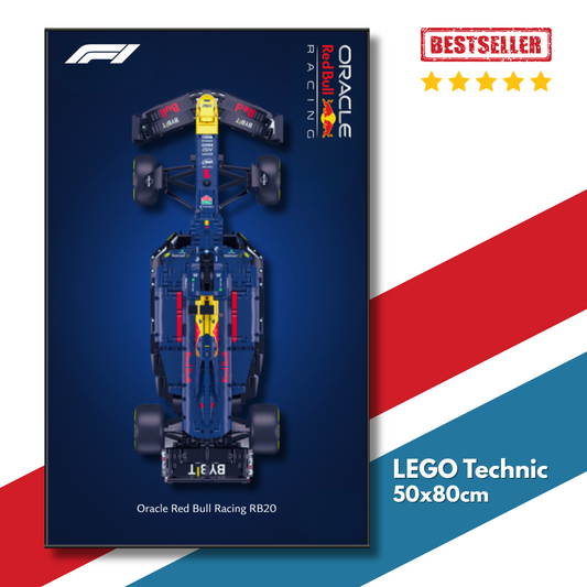DisplayFrame F1 Oracle Redbull Racing 50x80cm