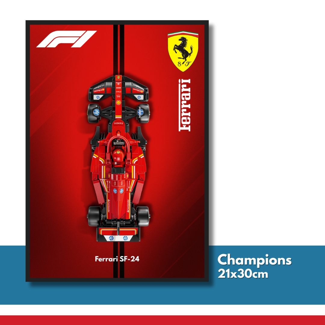 DisplayFrame F1 Scuderia Ferrari 21x30cm