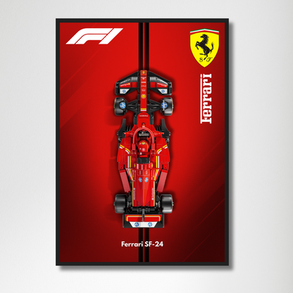 DisplayFrame F1 Scuderia Ferrari 21x30cm