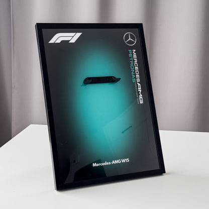 DisplayFrame F1 Mercedes Petronas AMG W15 21x30cm