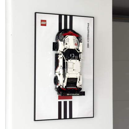 Display Frame Porsche 911 RSR 50x80cm