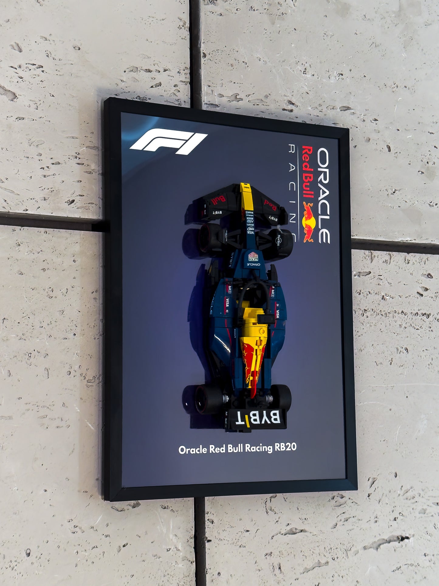 DisplayFrame F1 Oracle Redbull Racing 21x30cm