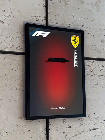 DisplayFrame F1 Scuderia Ferrari 21x30cm