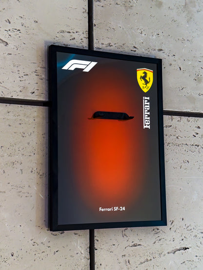 DisplayFrame F1 Scuderia Ferrari 21x30cm
