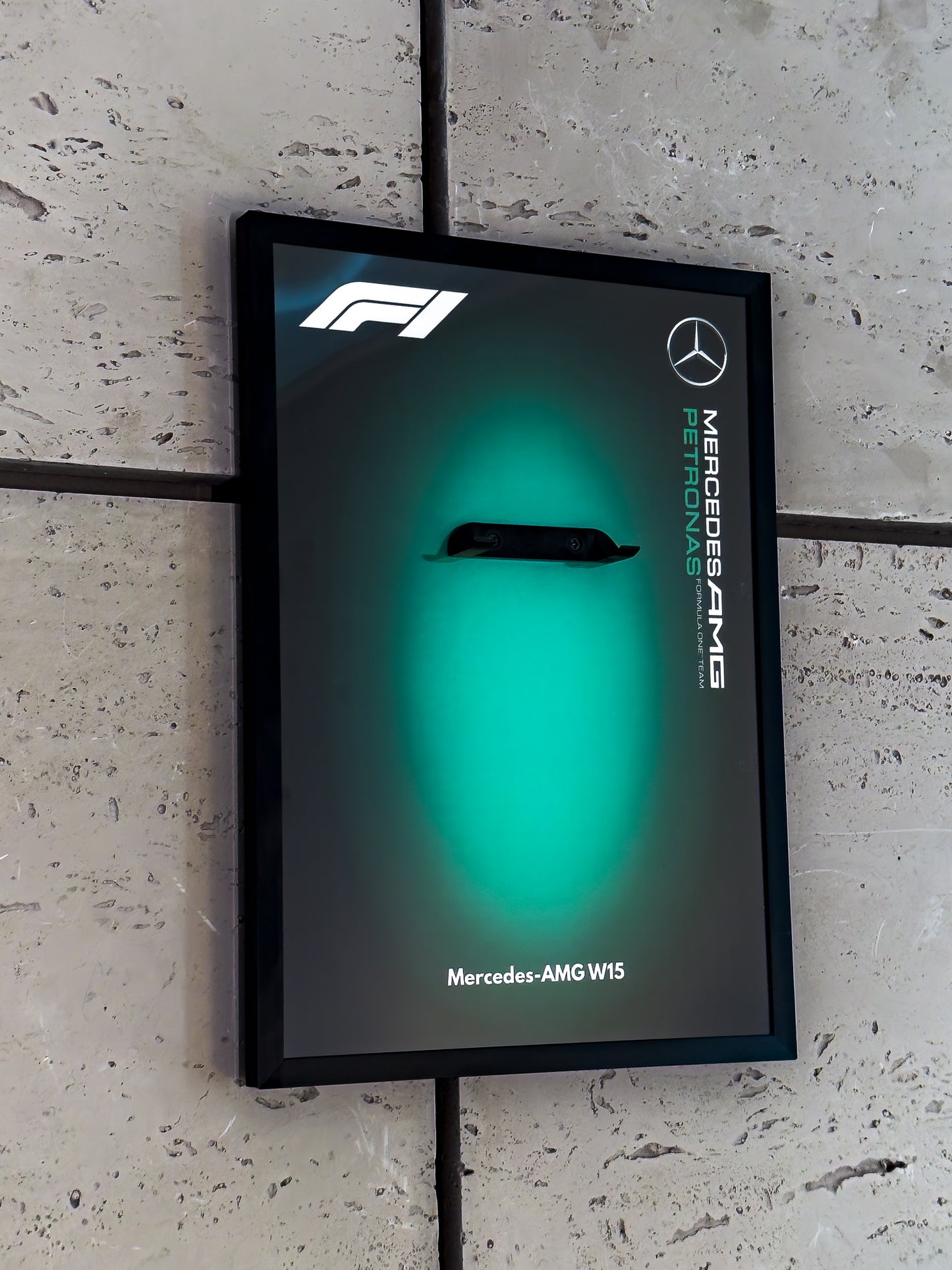 DisplayFrame F1 Mercedes Petronas AMG W15 21x30cm