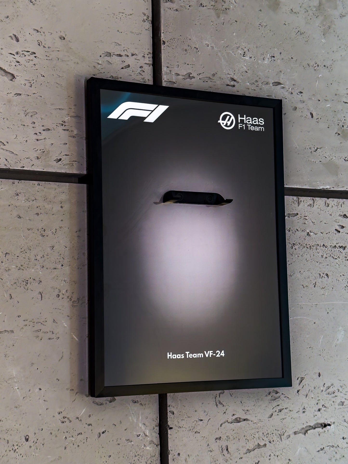 DisplayFrame F1 MoneyGram Haas Team 21x30cm