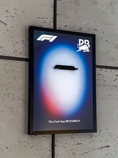 DisplayFrame F1 Redbull Visa Cash App 21x30cm