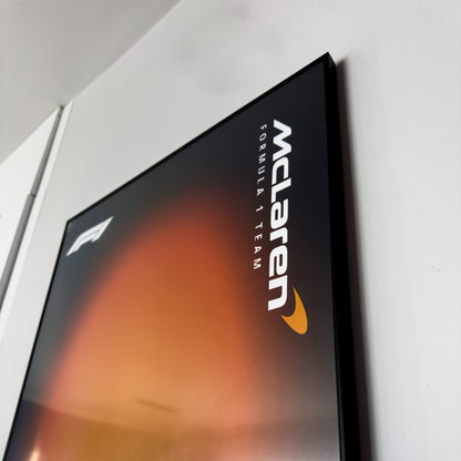 Display Frame F1 McLaren Formula 1 Team 50x80cm