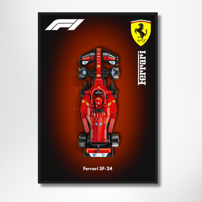 DisplayFrame F1 Scuderia Ferrari 21x30cm