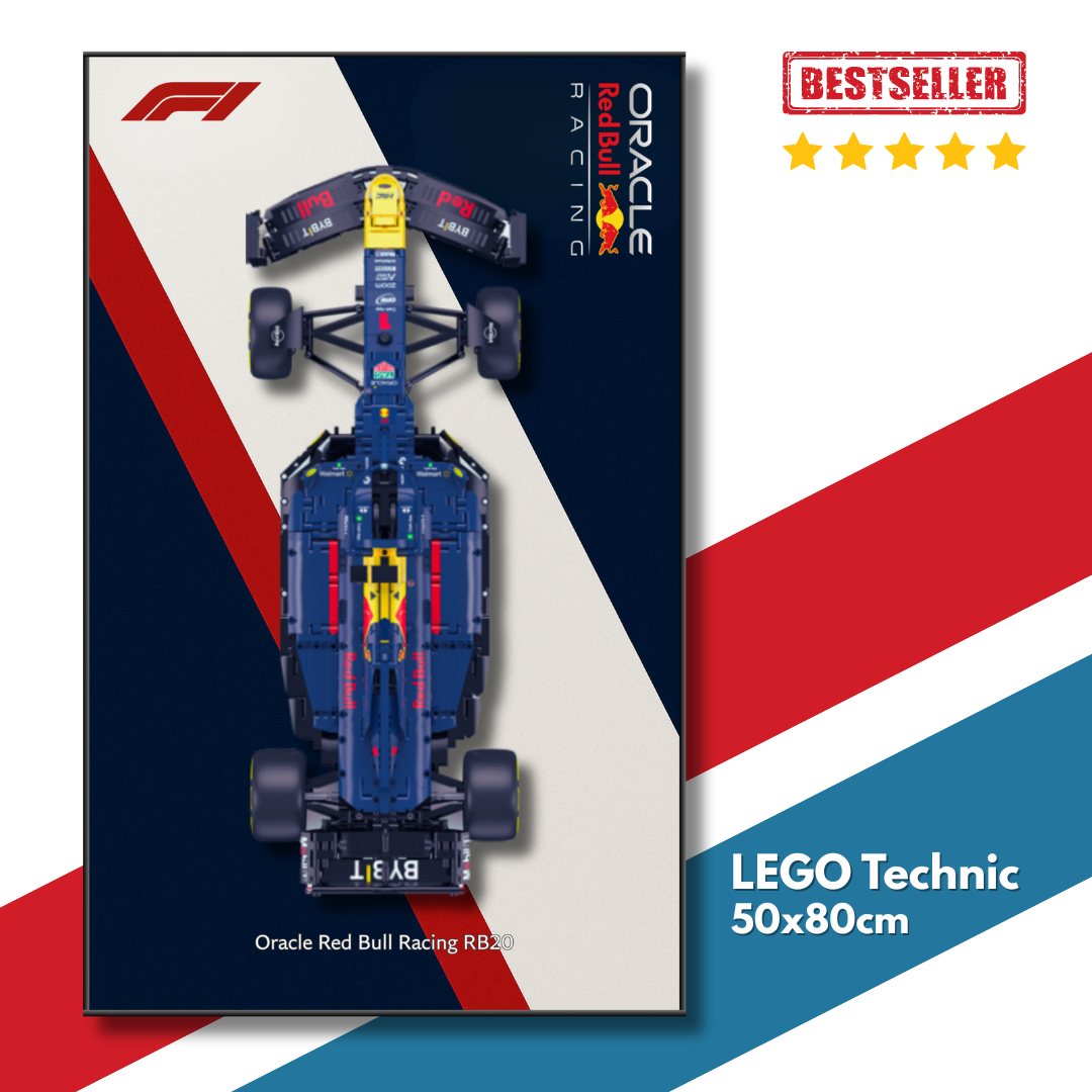 DisplayFrame F1 Oracle Redbull Racing 50x80cm [B]