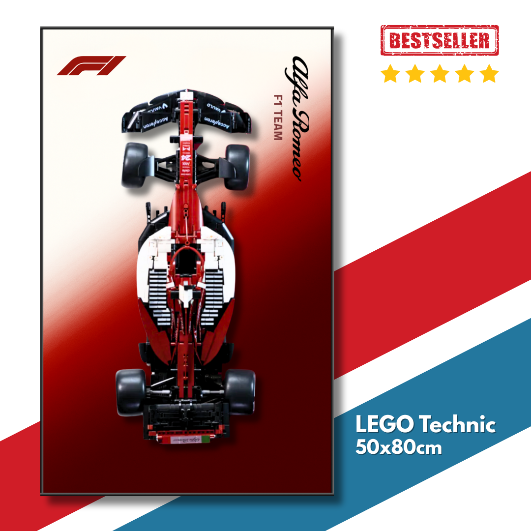 DisplayFrame F1 Alfa Romeo F1 Team 50x80cm