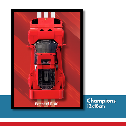 DisplayFrame Ferrari F-40 13x18cm