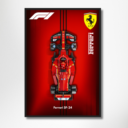 DisplayFrame F1 Scuderia Ferrari 21x30cm